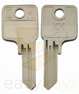 DOM KM Key Blank