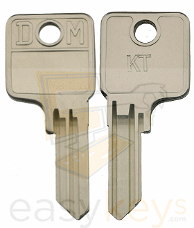 DOM KT Key Blank