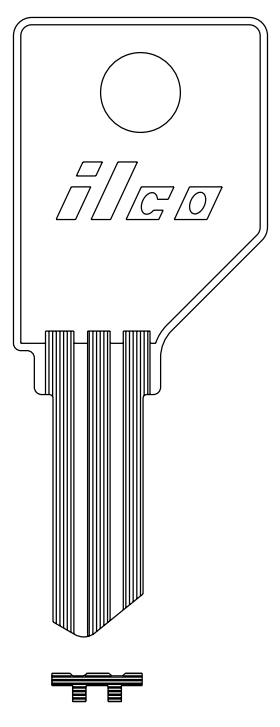 Ilco 1534 Key Blank