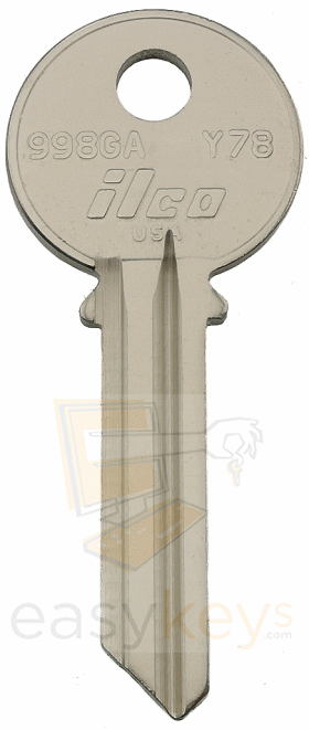 Ilco 998GA Key Blank