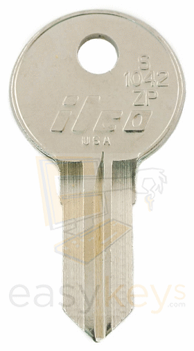 Ilco S1042ZP Key Blank