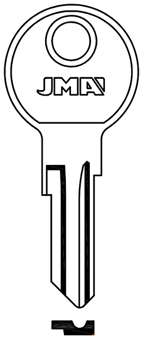 JMA BS-8D Key Blank