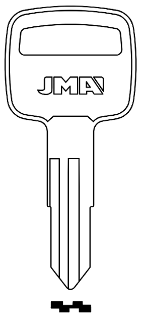 JMA YAMA-34D Key Blank