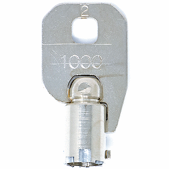 CompX Chicago 1000 - 1100 - 1006 Replacement Key