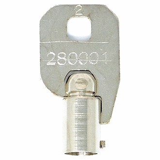 CompX Chicago 280001 - 285000 - 280039 Replacement Key