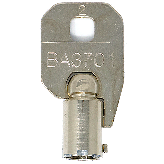 CompX Chicago BA3701 - BA3800 - BA3793 Replacement Key