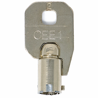 CompX Chicago CEE1 - CEE150 - CEE121 Replacement Key