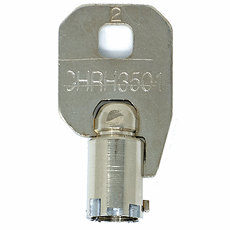 CompX Chicago CHRH3501 - CHRH3525 - CHRH3521 Replacement Key