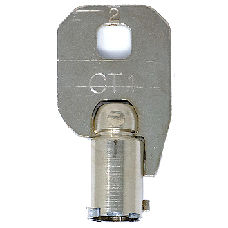 CompX Chicago CT1 - CT35 - CT32 Replacement Key