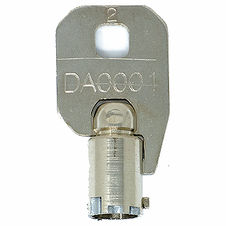 CompX Chicago DA0001 - DA1799 - DA1291 Replacement Key