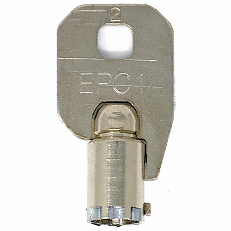 CompX Chicago EPC1 - EPC44 - EPC38 Replacement Key