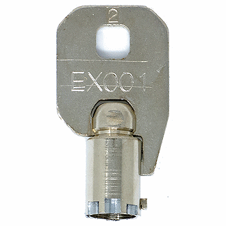 CompX Chicago EX001 - EX515 - EX358 Replacement Key