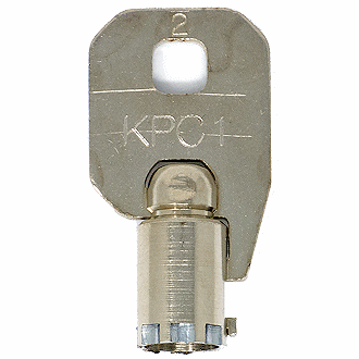 CompX Chicago KPC1 - KPC150 - KPC14 Replacement Key