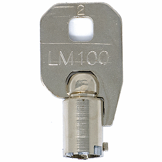 CompX Chicago LM100 - LM120 - LM101 Replacement Key