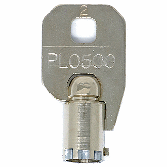 CompX Chicago PL0001 - PL1000 - PL0511 Replacement Key