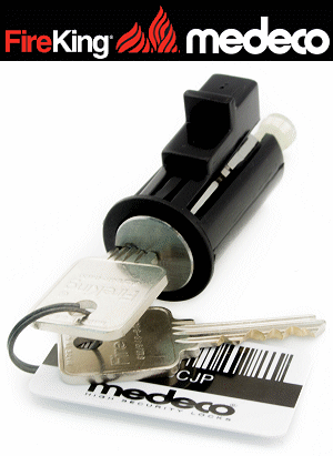 FireKing Medeco Lock for FireKing Cabinets - SKU: MEDECO-FK-LK