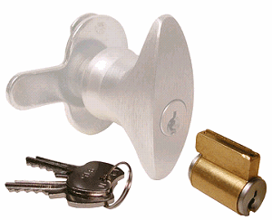 Olympus Lock T-Knob Lock Cylinder Replacement Kit - SKU: T54C