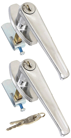 Sandusky Dual lock handle set - SKU: DLH-S