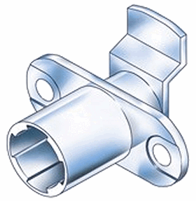 CompX Timberline Horizontal Mount Cam Lock - SKU: CB-085