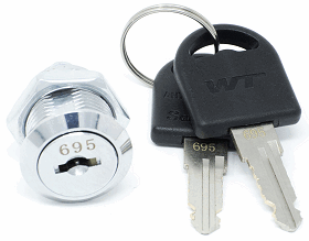 Wangtong Chrome Cam Lock - SKU: 9900S-20