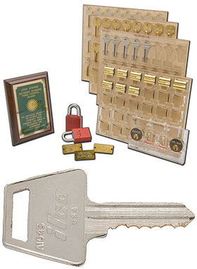 Ilco Engrave-It® Pro American Padlock/Ilco® 1045 & 1045A Style Key Holder - SKU: EIP-KH4