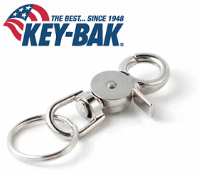 Key-Bak Small Trigger and Bolt Snap Key Ring - SKU: 0309-903