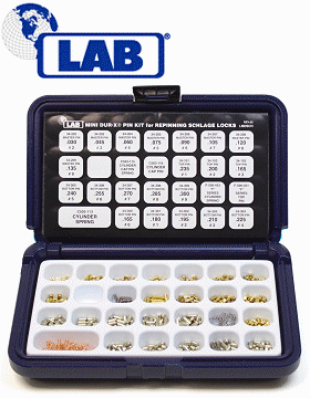 LAB Mini DUR-X Schlage Rekeying Kit - SKU: LMDSCH