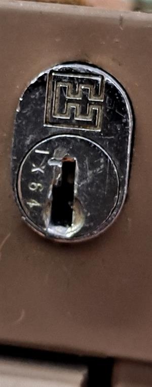 1X64 File Cabinet Lock Key