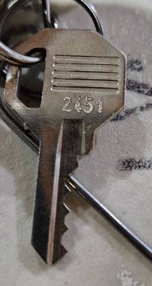 2451 Master Lock Key