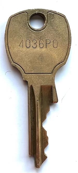 National 4036PO Mailbox Lock Key