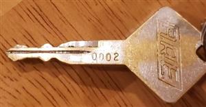 A.R.E. Truck Tool Box Lock X0002 Key