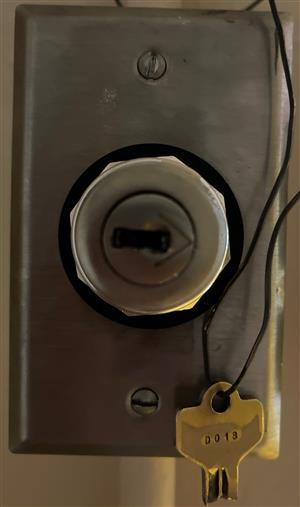 Allen Bradley D018 Switch Lock Key