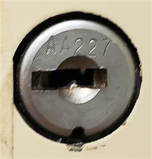 Allsteel AA227 File Cabinet Lock Key