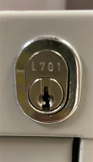 Anderson Hickey L701 File Cabinet Lock Key