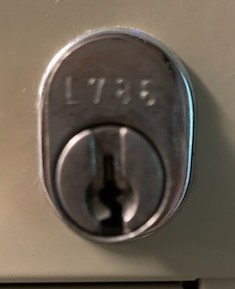 Anderson Hickey Premier L786 File Cabinet Lock Key