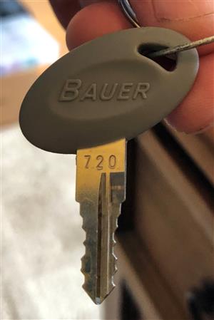 Bauer 720 RV Storage Lock Key