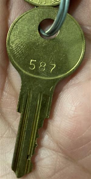 Bestar 587 File Cabinet Lock Key