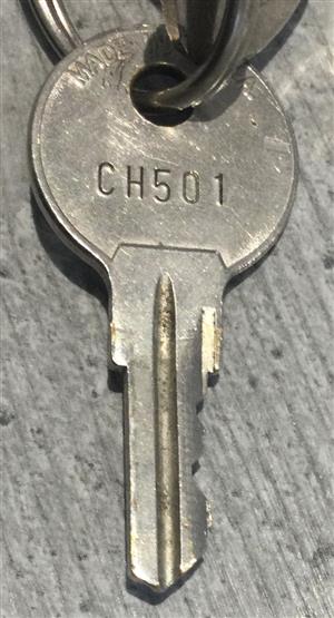 CH501 Lock Key Cut on Y14 Key Blank