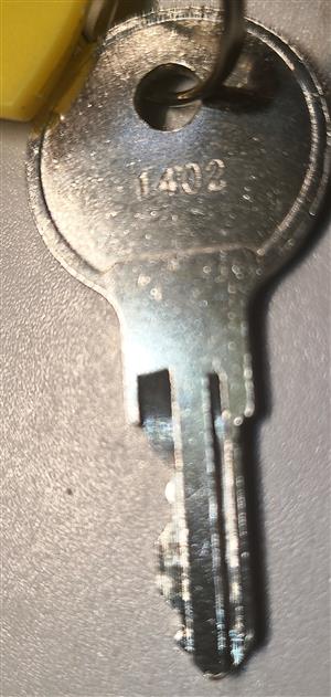 Chicago 1402 Lock Key