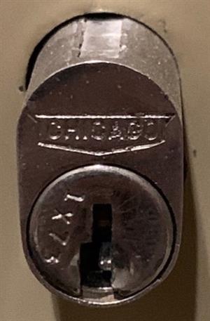 Chicago 1X73 File Lock Key