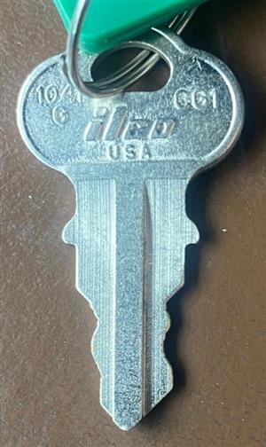 Chicago 2176 Cabinet Lock Key