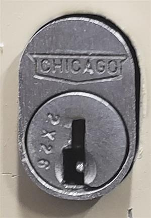 Chicago 2X26 File Cabinet Lock Key