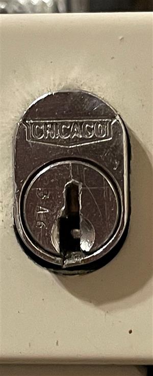 Chicago 3A6 File Cabinet Lock Key