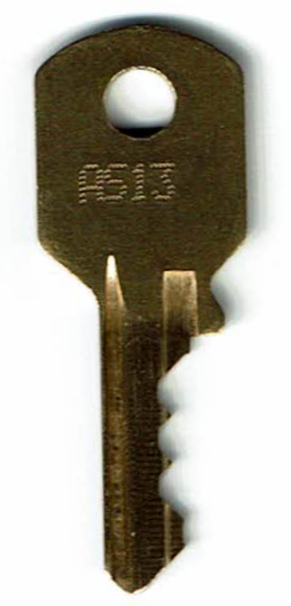 Chicago AS13 File Cabinet Lock Key