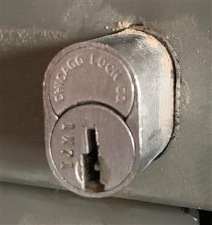 Chicago Lock Co 1X71 Lock Key