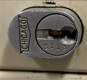 Chicago S113 File Key Lock