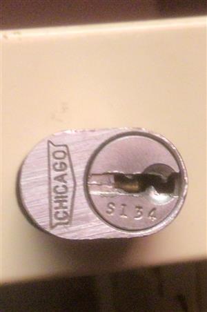 Chicago S134 File Cabinet Lock Key