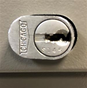 Chicago S145 File Cabinet Key Lock