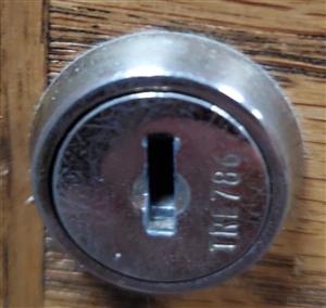 Chicago TRE786 Locker Lock Key