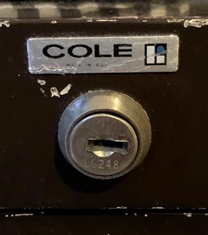 Cole LL248 File Cabinet Key Lock